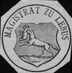 Siegelmarke Magistrat Lebus 1850-1945